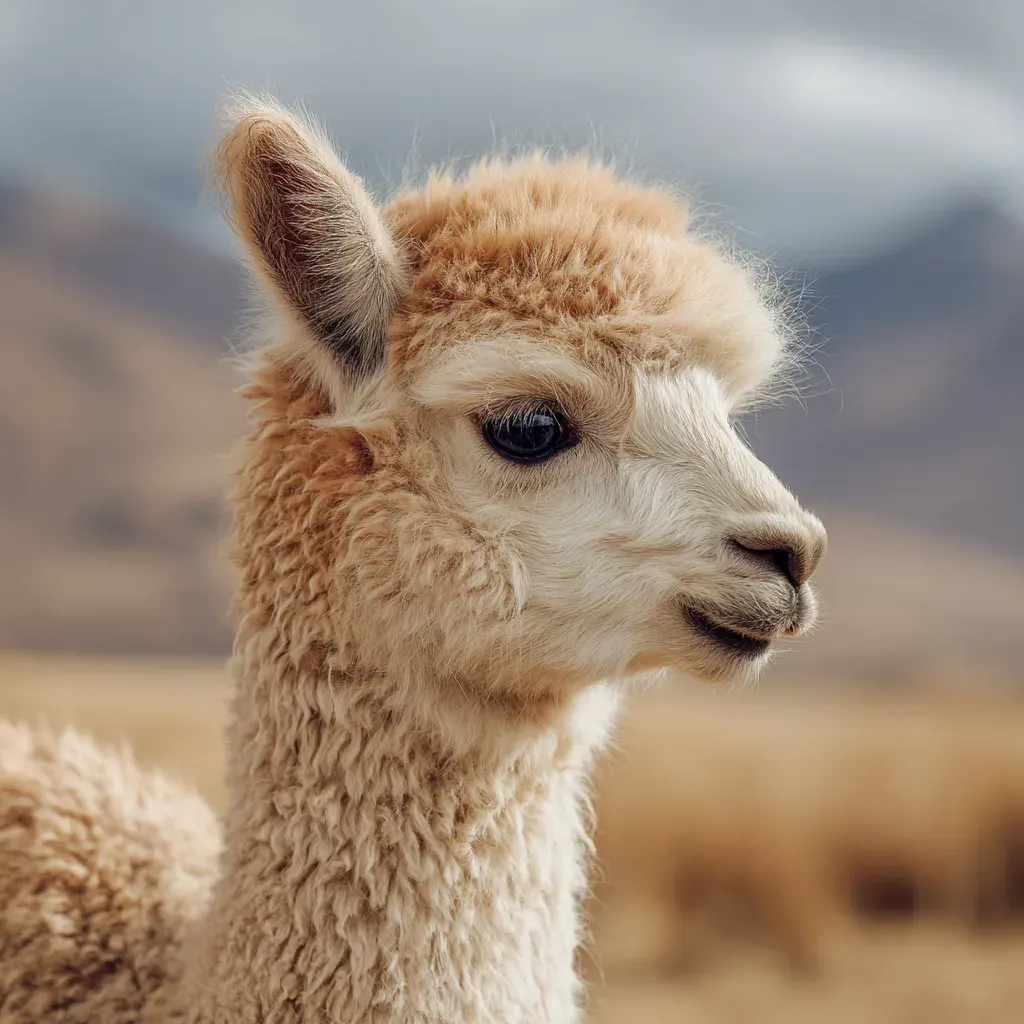 Cría de alpaca en el altiplano